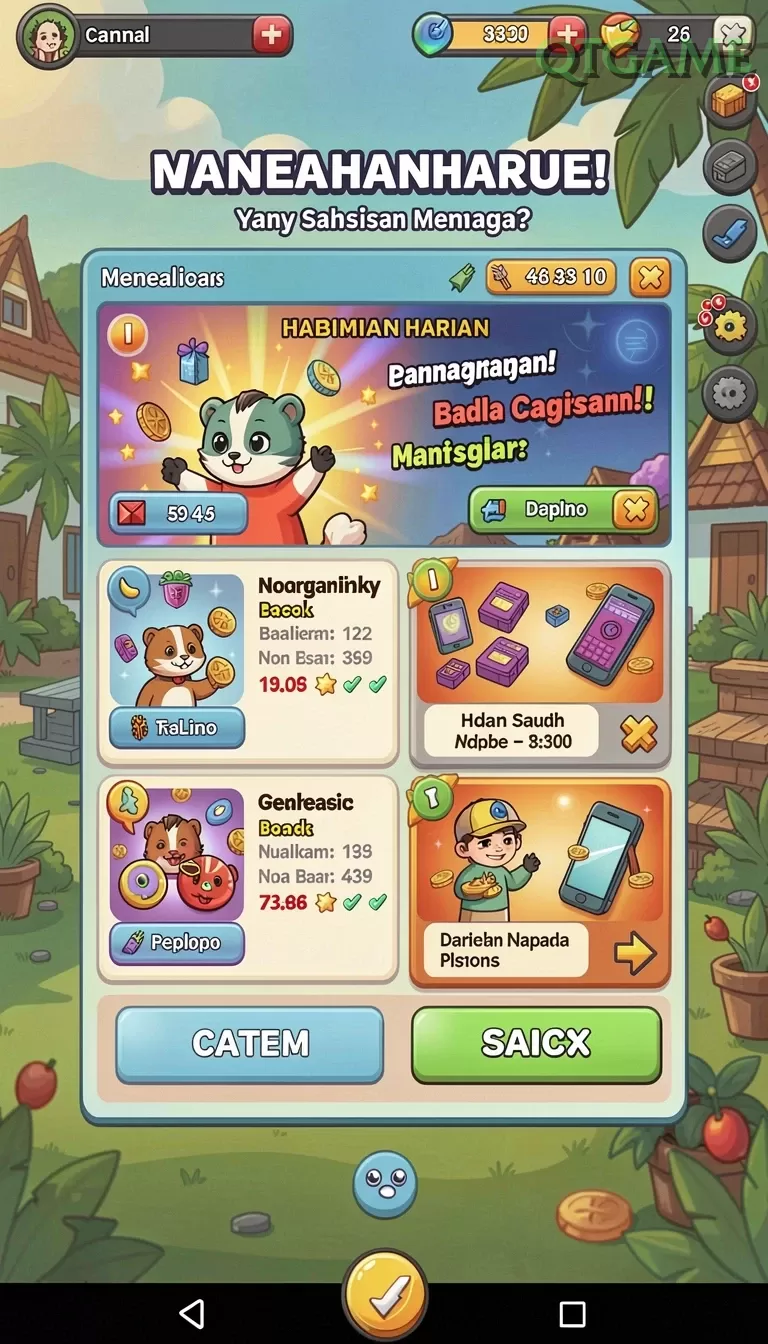 Cuplikan layar GURITA4D — pengaturan akun