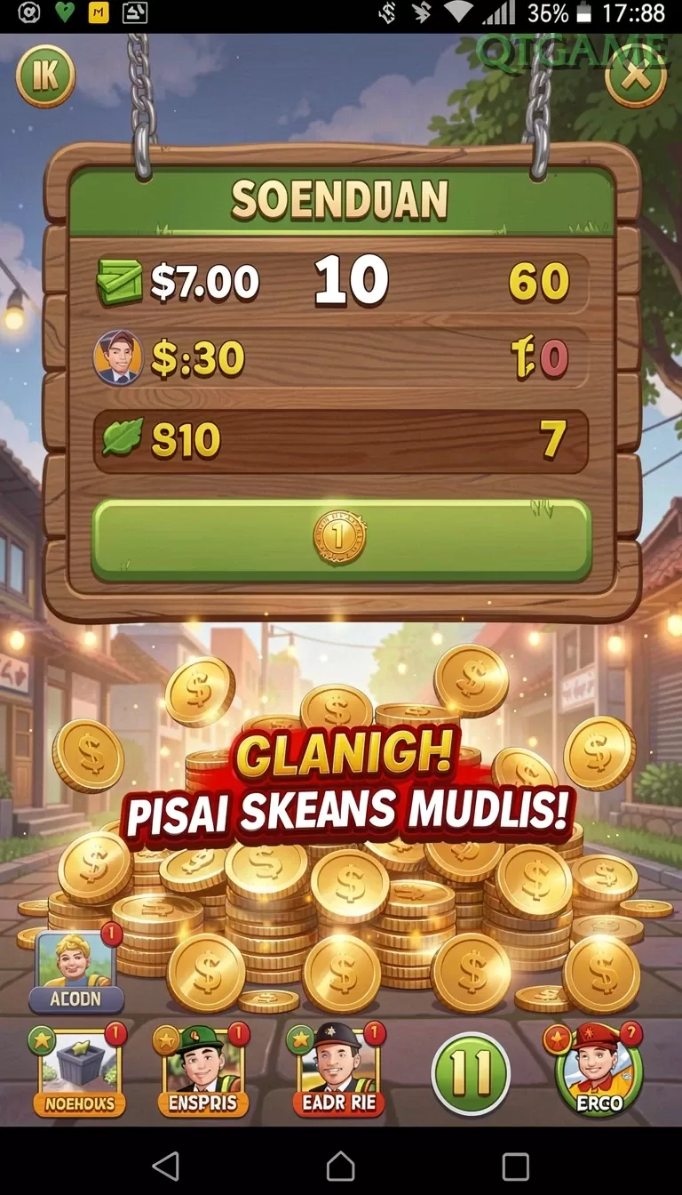 Cuplikan layar GURITA4D — aktivitas